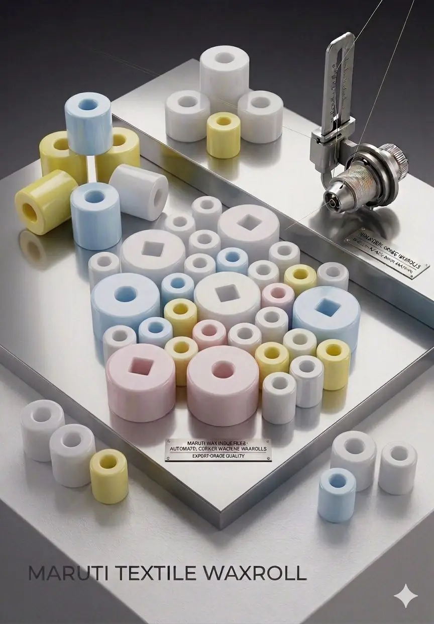 Spinning mill and autoconer wax rolls